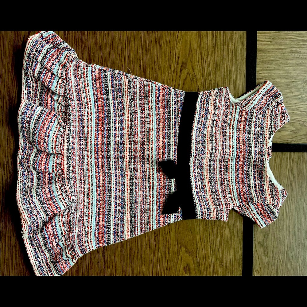 Janie and Jack Tweed Girl Dress. Size 6. Multi color. Excellent condition.